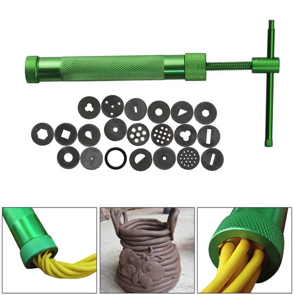 High Quality Green Clay Extruders Clay Sugar Paste Extruder Sculpture
